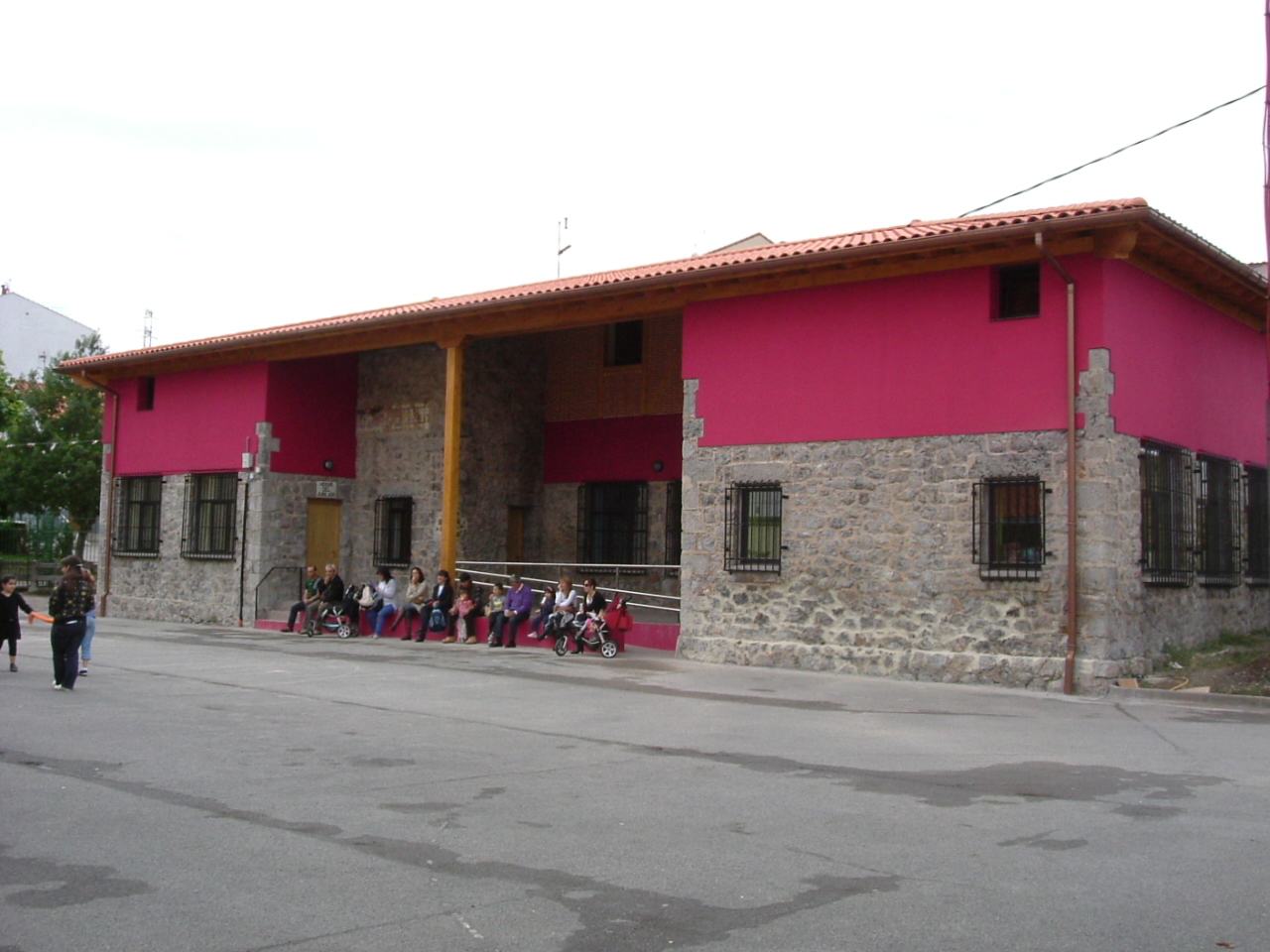 fotografia obra fachada reformada